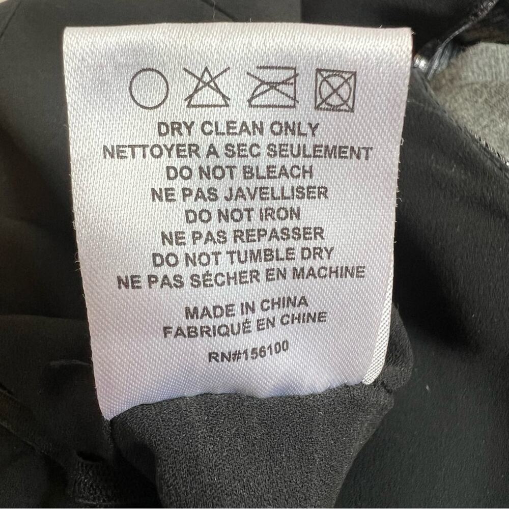 Retrofete Rowan Women’s Pleated Silver Chrome Off The Shoulder Bodysuit Size XS - Picture 12 of 14